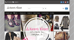 Desktop Screenshot of karenskloset.com